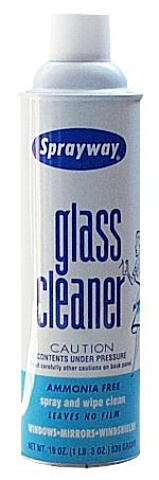 Aer Sprayway Glass Cleaner  Production Car Care Products